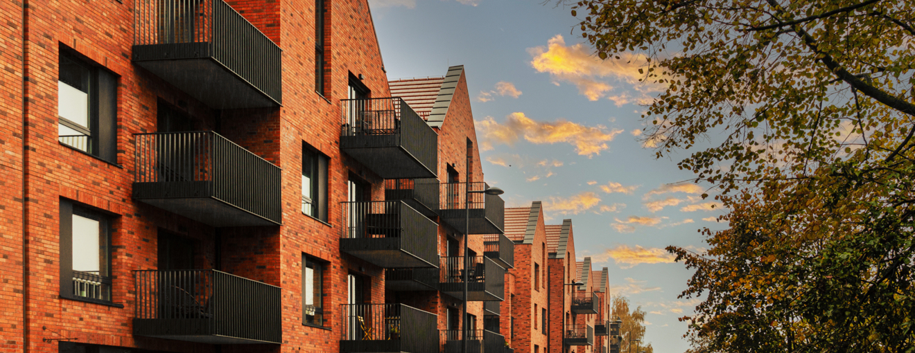 A row of houses