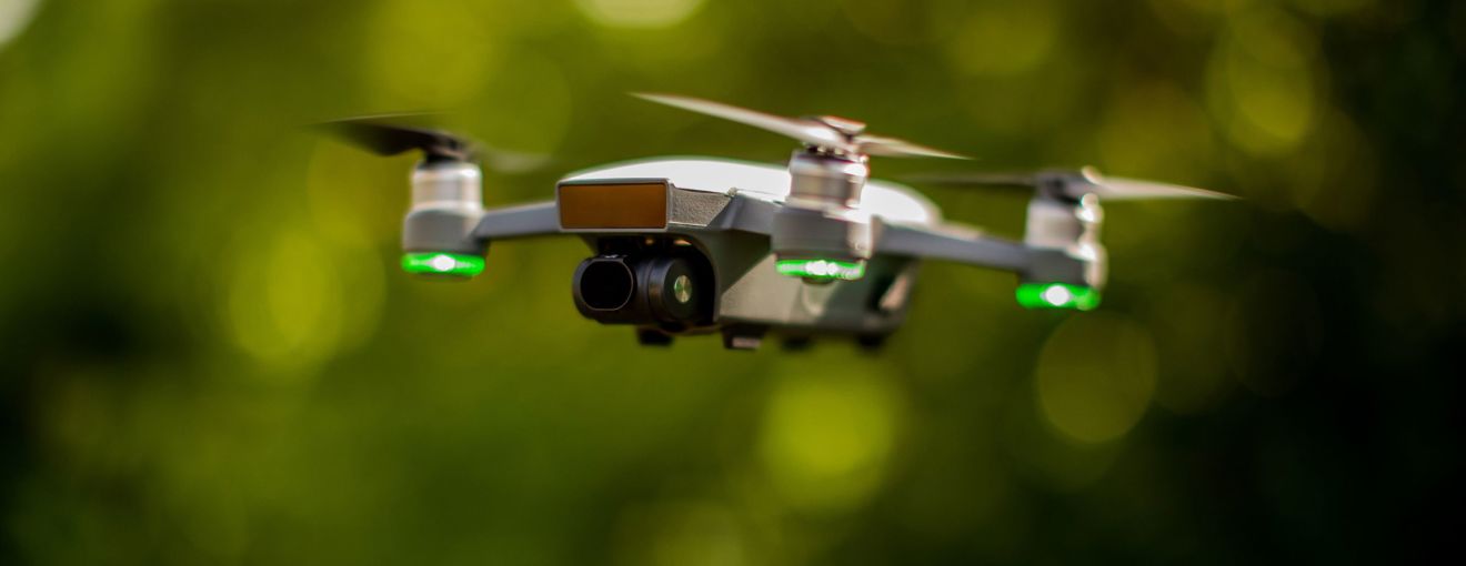 Drone in action