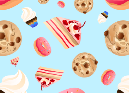 cake banner graphic