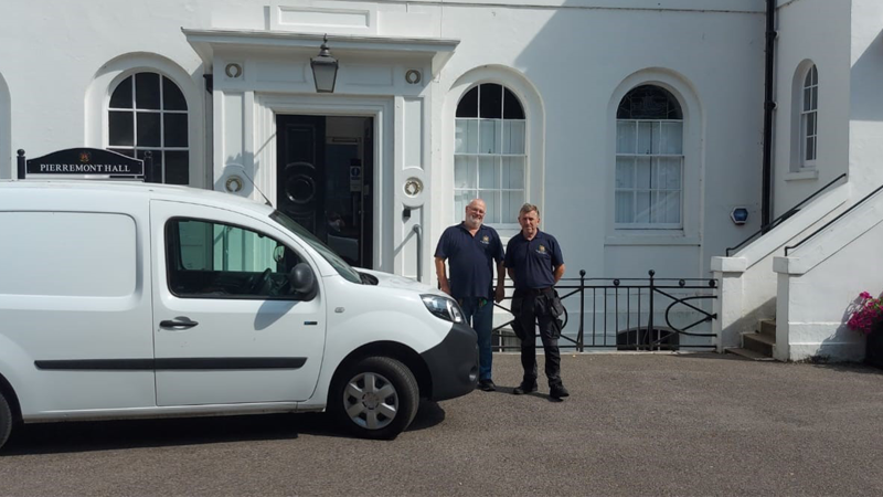 Electric Van And Staff